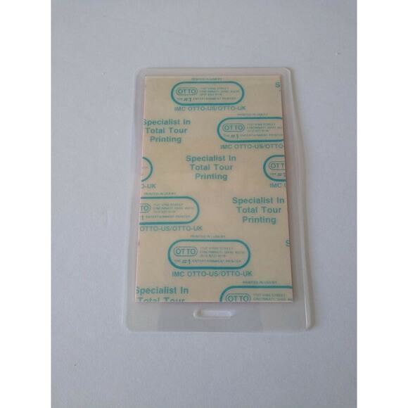 The Cars VIP Backstage Pass Original New Wave Music Concert Tour Ric Ocasek 1989 - Picture 4 of 4